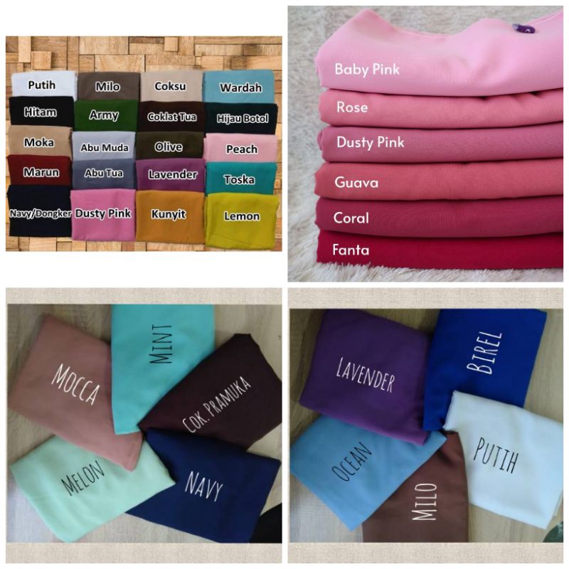KAIN WOOLPEACH / WOLFIS ORIGINAL POLOS PER-0.5M TERMURAH MONALISA PREMIERE GROSIR