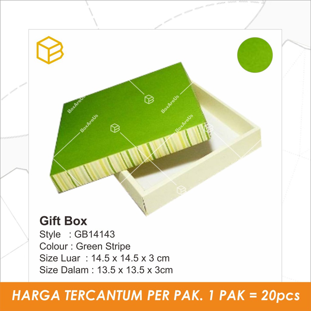 Jual Box, Dus, Kemasan, Packaging, Gift Box, Souvenir Box GB14143 (20pc) Shopee Indonesia