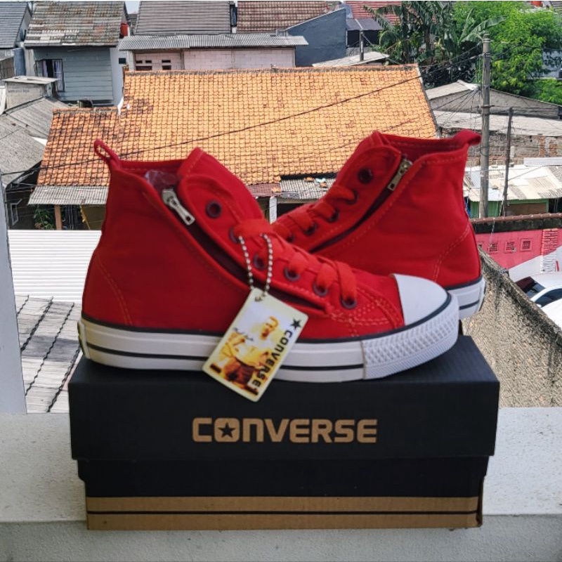 sepatu converse anak model zipper sleting terbaru sneaker anak cowok cewek grade original premium