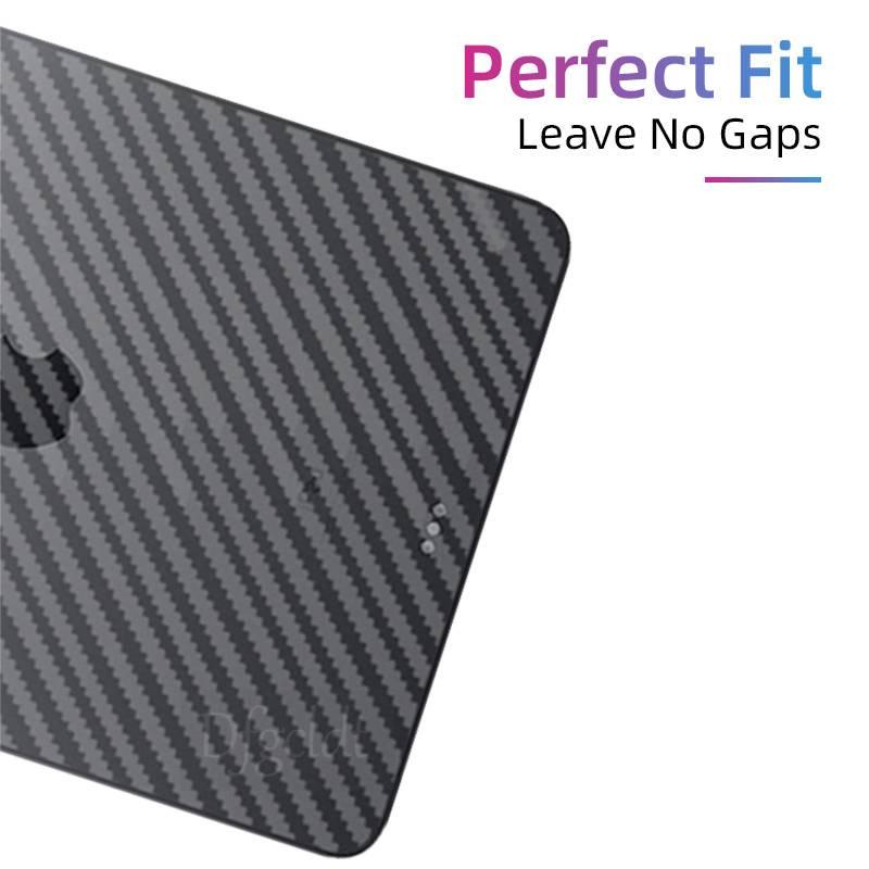 2Pcs Carbon Fiber Back Protective Film For Apple iPad Pro 12.9 11 2021 2020 2018 Screen Protector on for iPad Air 4 3 2 1 iPad 9 8 7 6 5 iPad 10.2 Mini 6 5 4 3 2 1 8.4 7.9