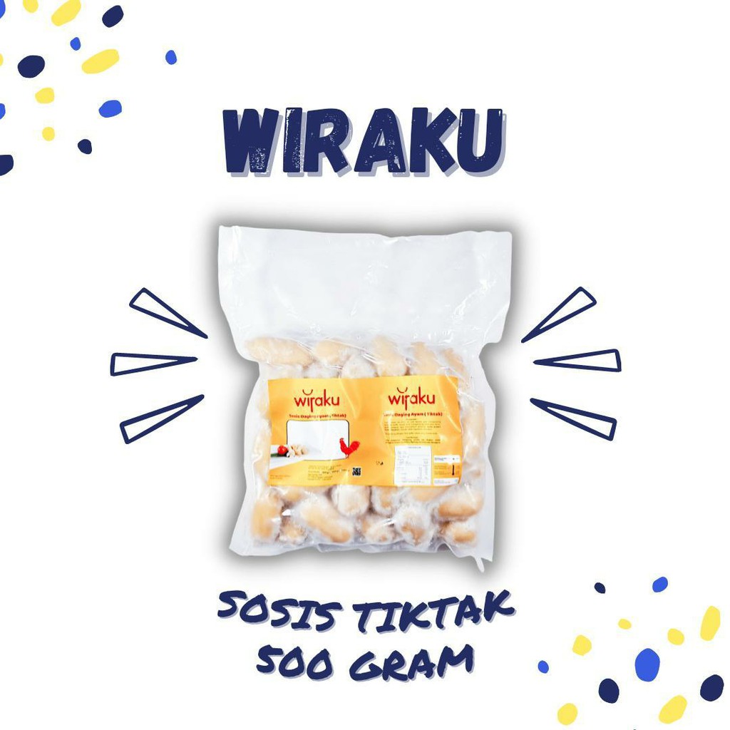 

ADDRIELLA - WIRAKU SOSIS TIK TAK 500gr | WIRAKU/FROZENFOOD/FROZENFOOD MURAH
