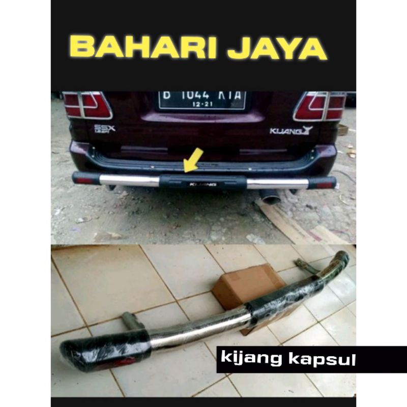 tanduk belakang pengaman bumper belakang kijang kapsul 2001 - 2004