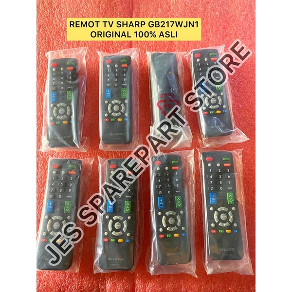 REMOT TV LED LCD SHARP GB217WJN1  ORIGINAL 100% ASLI