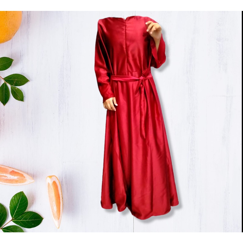 GAMIS UMPAK / gamis umpak satin roberto cavali / dress/ GAMIS POLOS wanita / dress pesta / gamis pes