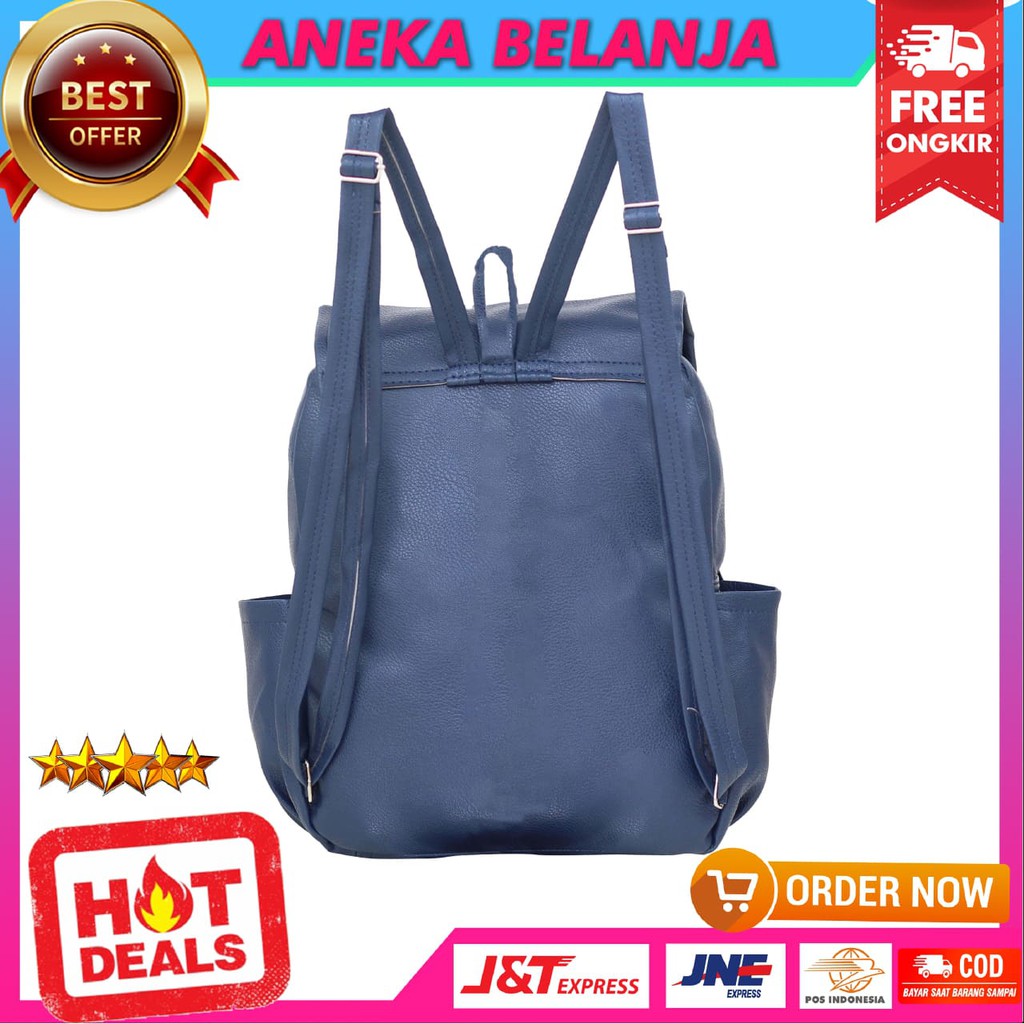 Ransel Cewek Trendy Kekinian Model Zerita Warna Navy Tas Ransel Wanita Berkualitas Cocok Untuk Hangout Kuliah Daily Bahan Tebal Kuat Harga Termurah Terlaris Berkualitas