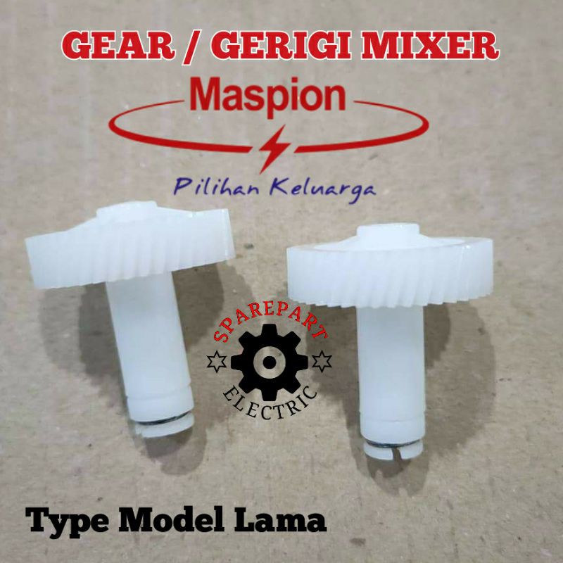 GEAR GIGI MIXER MASPION MODEL LAMA ORIGINAL 1SET SEPASANG