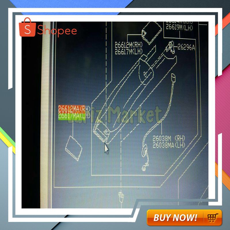 PROMO SPESIAL TUTUP BAUT ROOF FOG LAMP NISSAN XTRAIL T30 XT