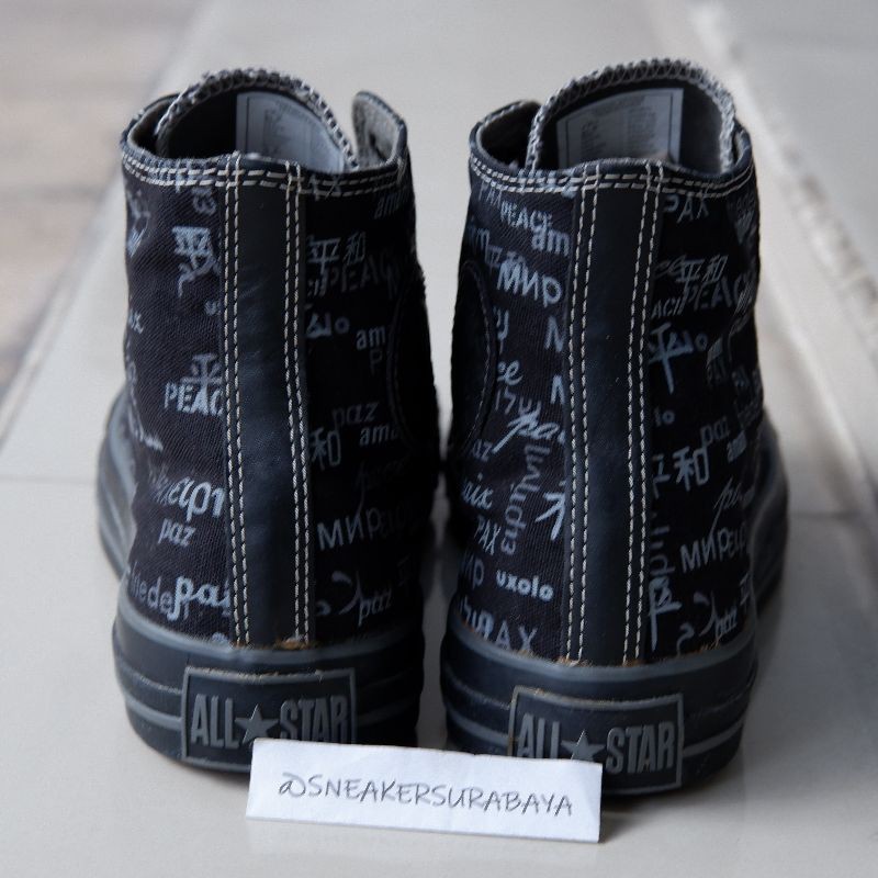 Converse Chuck Taylor Hi x John Lennon Imagine Peace Project Black