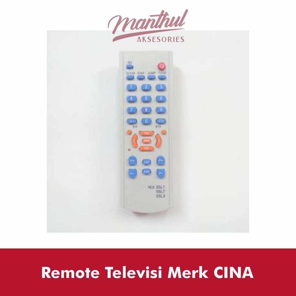 Remote Televisi Tabung Merk CINA Langsung Pakai Tanpa Setting