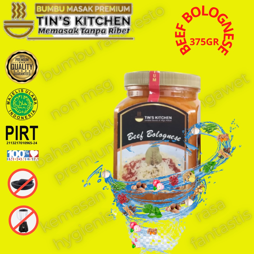 

Beef Bolognese Sauce Instan 375GR Tins Kitchen