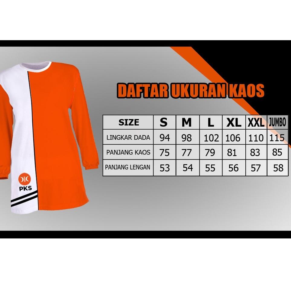 SP023 Kaos PKS baru akhwat tunik orange 0