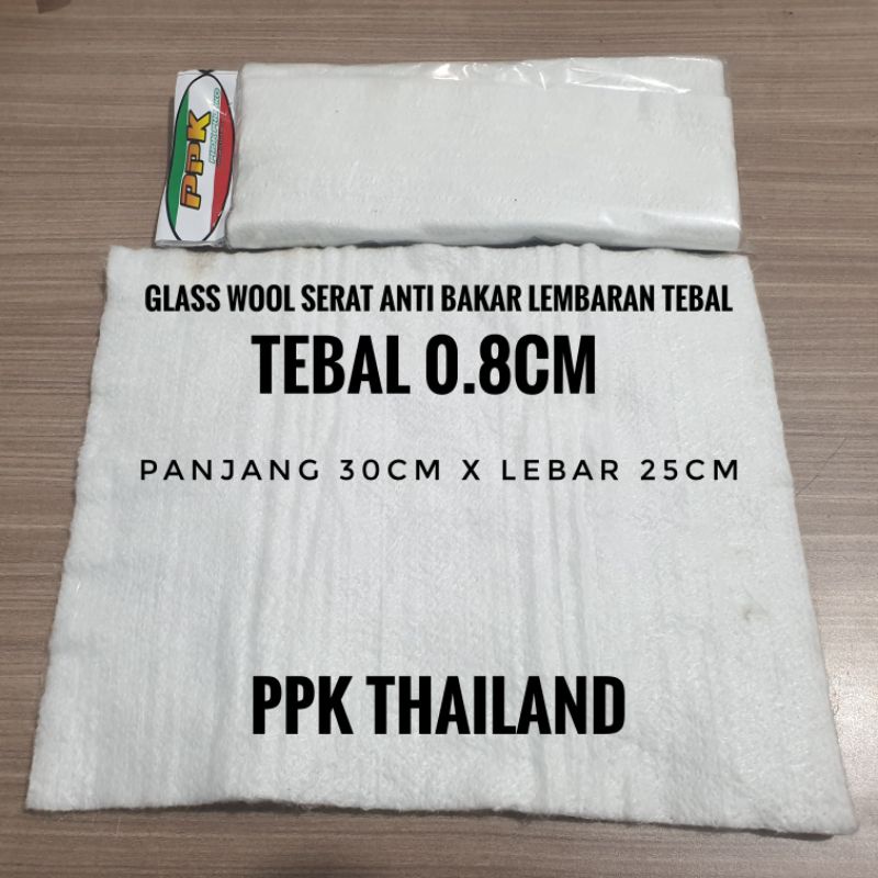 GlassWool Gas Wool Gaspul Knalpot Tahan Panas Anti Bakar Import tebal