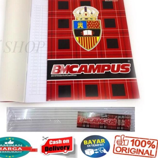 

Kekinian BUKU TULIS 1 PACK ISI 10 PCS BUKU TULIS BM CAMPUS 36 LEMBAR UKURAN BOXY ,.
