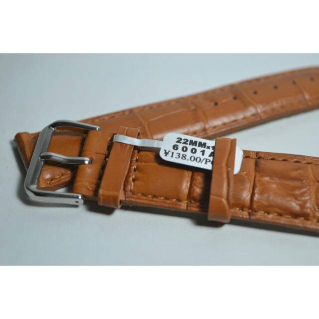 strap tali jam tangan original timeking coklat muda