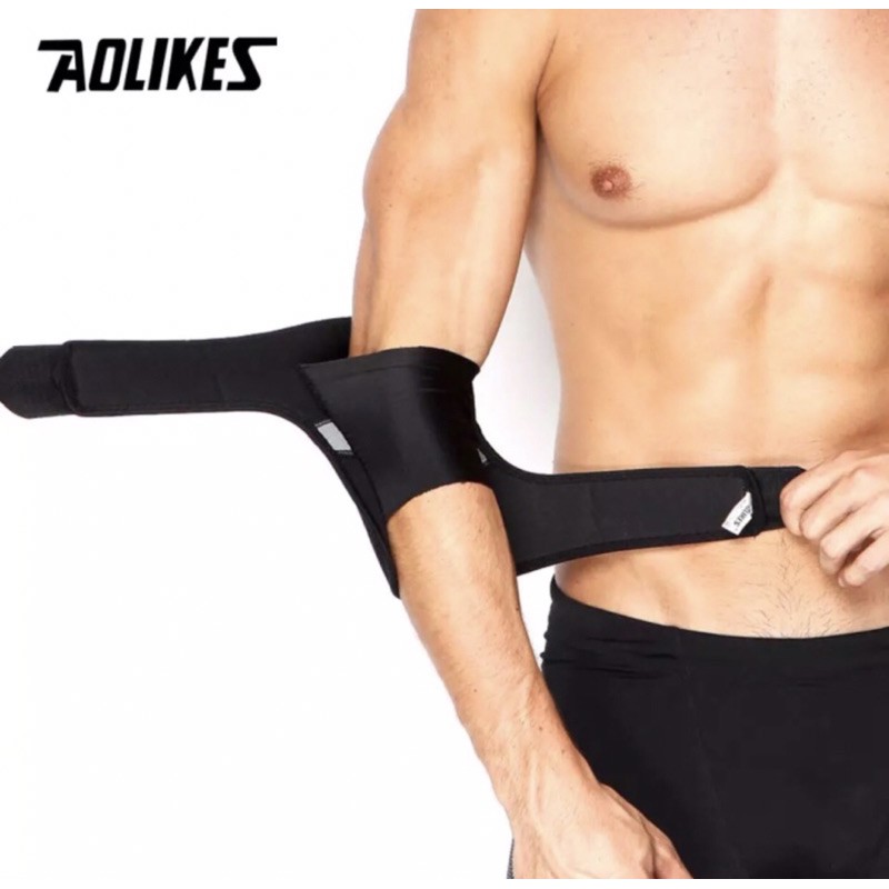 7948 AOLIKES ELBOW SUPPORT PAD WRAP SLEEVE DEKER PELINDUNG SIKU TANGAN