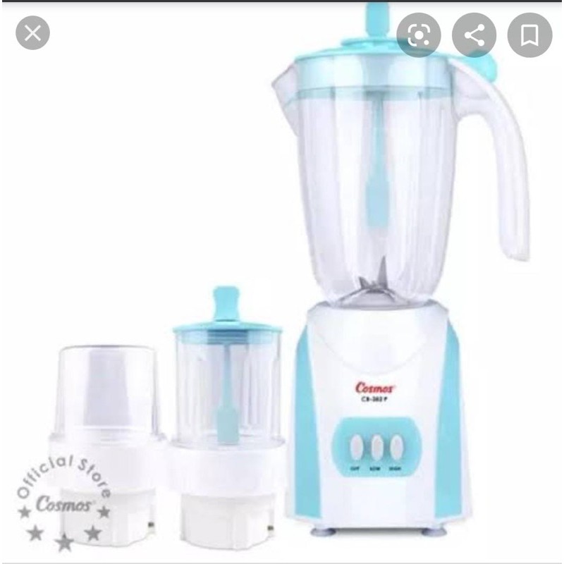 cosmos cb-282 P blender 2 liter 3 tabung plastik / cb-282p / cb282p