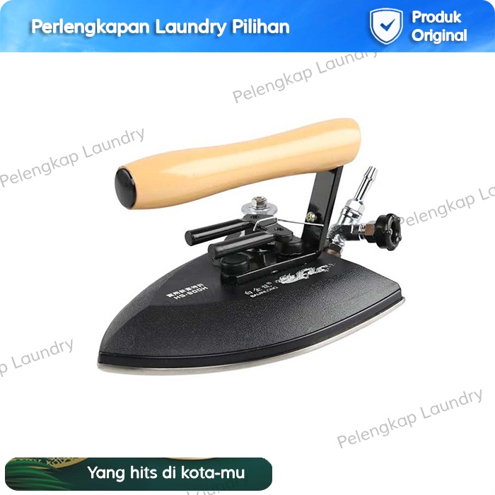 Paket Kepala Setrika + Selang Setrika + Klem Selang (Paket Untuk Tambahan Boiler Setrika Uap Sinatex