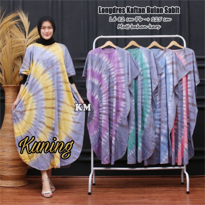 DASTER KAOS JUMBO LD 160 MODEL LOWO KEKINIAN MOTIF TIEDYE BUSUI DEPAN ADEM MURAH