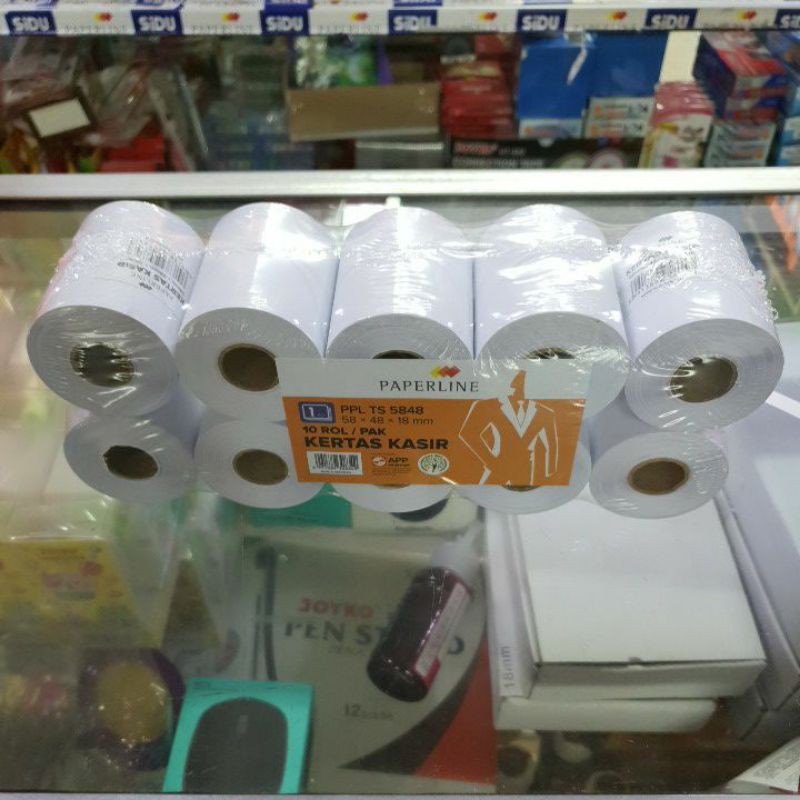

Kertas Struk Kasir HVS 58 mm x 48 mm Paperline / register roll