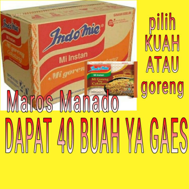 

Indomie Cakalang GORENG Kuah 1 dus