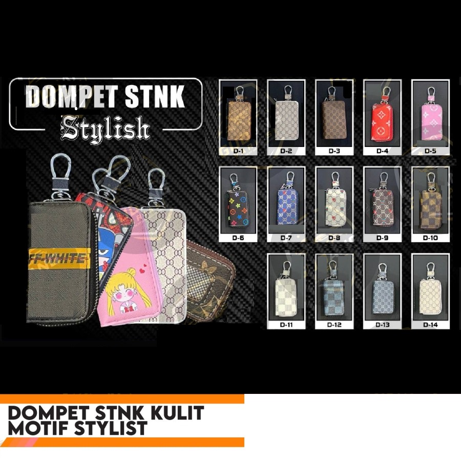 Dompet STNK Kulit Motif Stylist