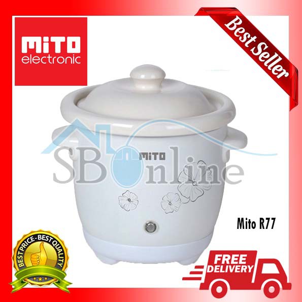 Slow Cooker by Mito 0.7 Liter - Mito R77 - Garansi Resmi