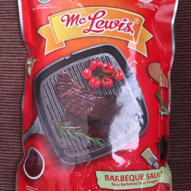 Mc lewis sauce barneque / spaghetti / blackpper