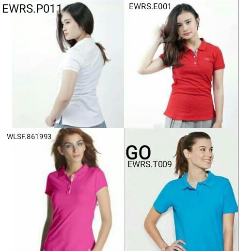 gof BAJU POLO CRESSIDA EWSR Kaos Polo Cewek