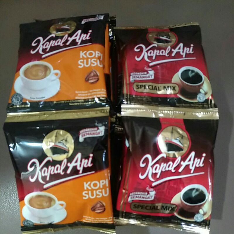 Jual Kopi Kapal Api Special Mix / ABC Susu / Gula Aren Renteng 10