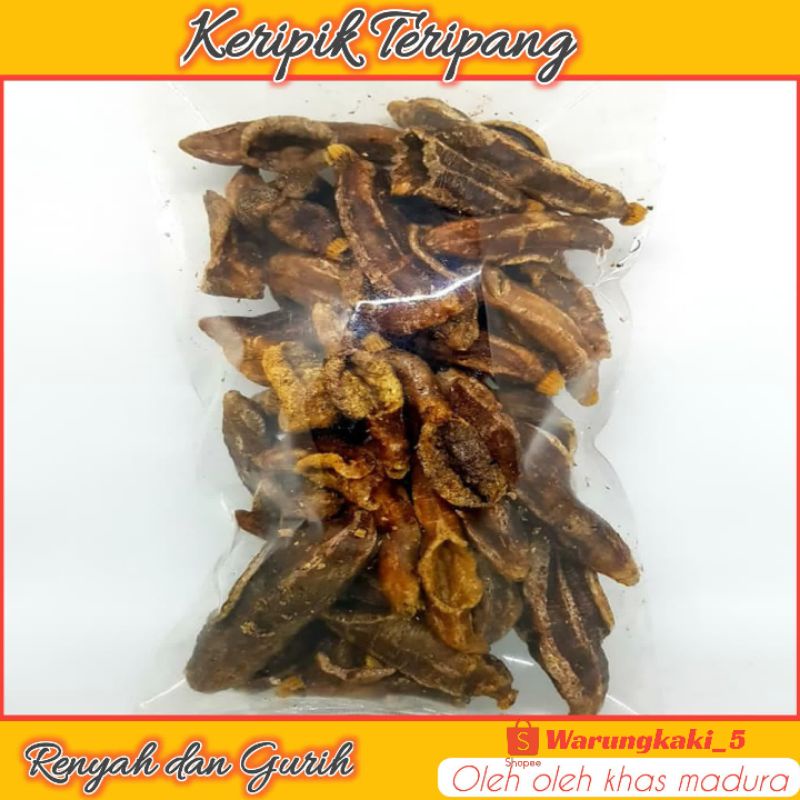 

KERUPUK / KERIPIK TERIPANG 100gr||Asli khas madura