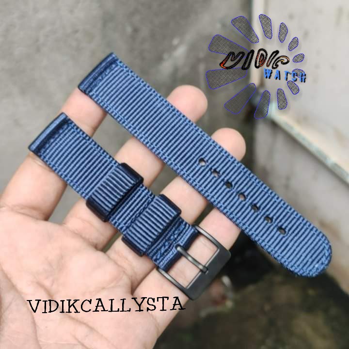 Tali Jam Tangan Canvas Chipo 20mm Original Strap Watch Nylon 20 MM