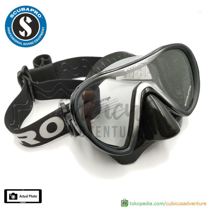 Mask | Scubapro Synergy 2 Trufit Dive Mask (Black/Silver) - Masker Diving