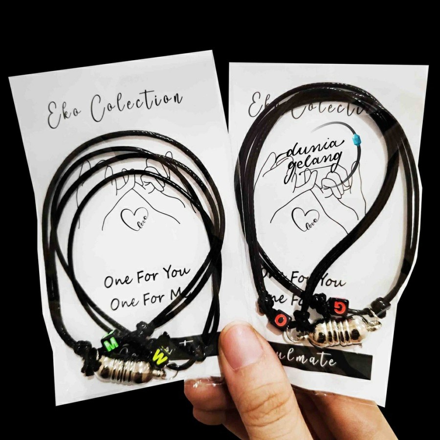 SET GELANG COUPLE MAGNET / MAGNETIC COUPLE BRACELET GELANG PASANGAN