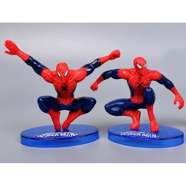 1 Set Pajangan Hiasan Kue Avengers Spiderman isi 7