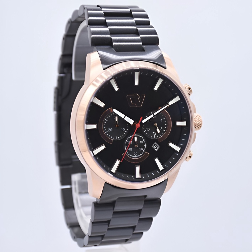Jam Tangan Pria dan Wanita Christ Verra CV C 10721L-18 BLK Original