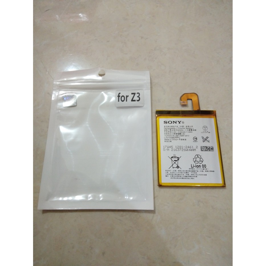 Baterai batre Sony Xperia Z3 Original