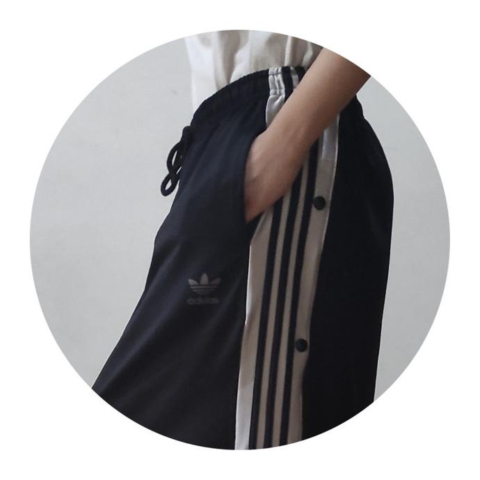 Rok Celana Olahraga Muslimah Syar'i / Snap Button Rocela