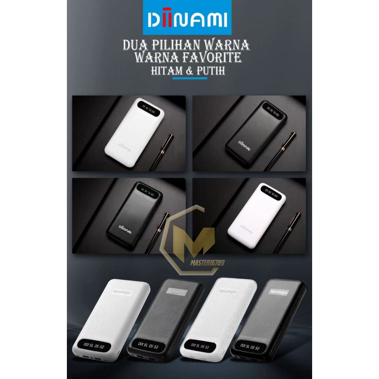 POWERBANK DIINAMI 10000MAH A89 2.1A DUAL INPUT PORT TYPE C &amp; MICRO USB ORIGINAL FAST CHARGING REAL CAPACITY GARANSI 1 TAHUN MA3523