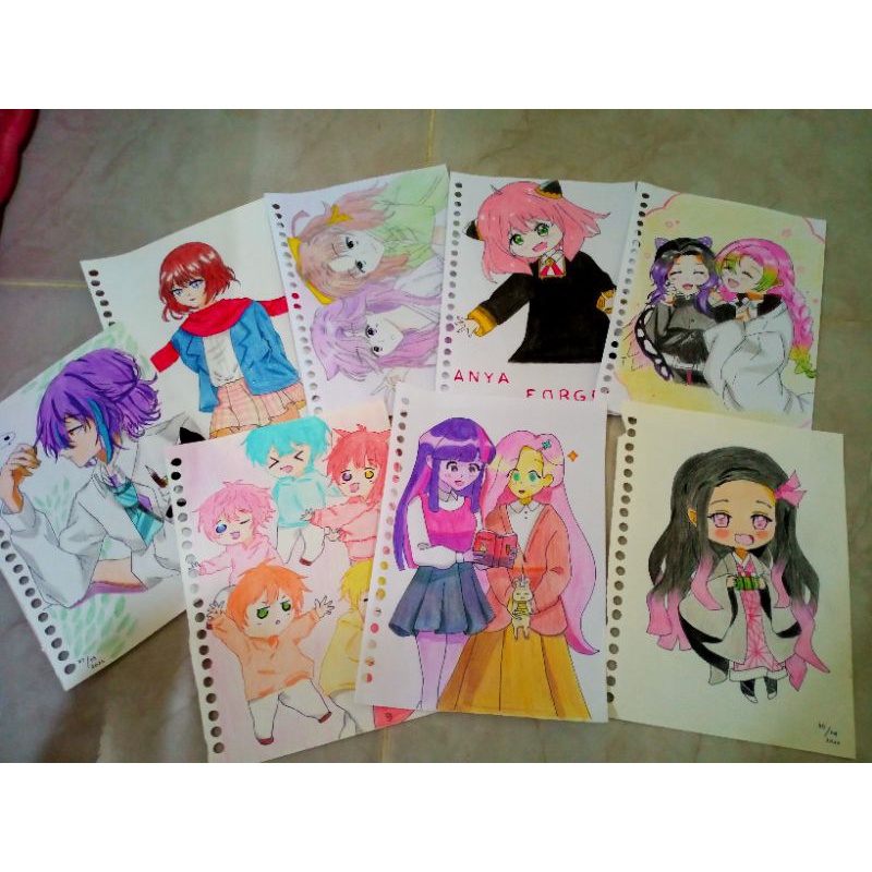 

MANGA, LIGHT NOVEL JASA CUSTOM GAMBAR ANIME BINDER & POLOS A5 (BISA REMAKE)