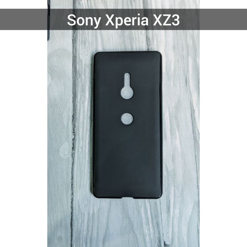 Case Sony Xperia XZ3 Soft Case hitam black mate Sony Xz3 H9436 H8416 H9493
