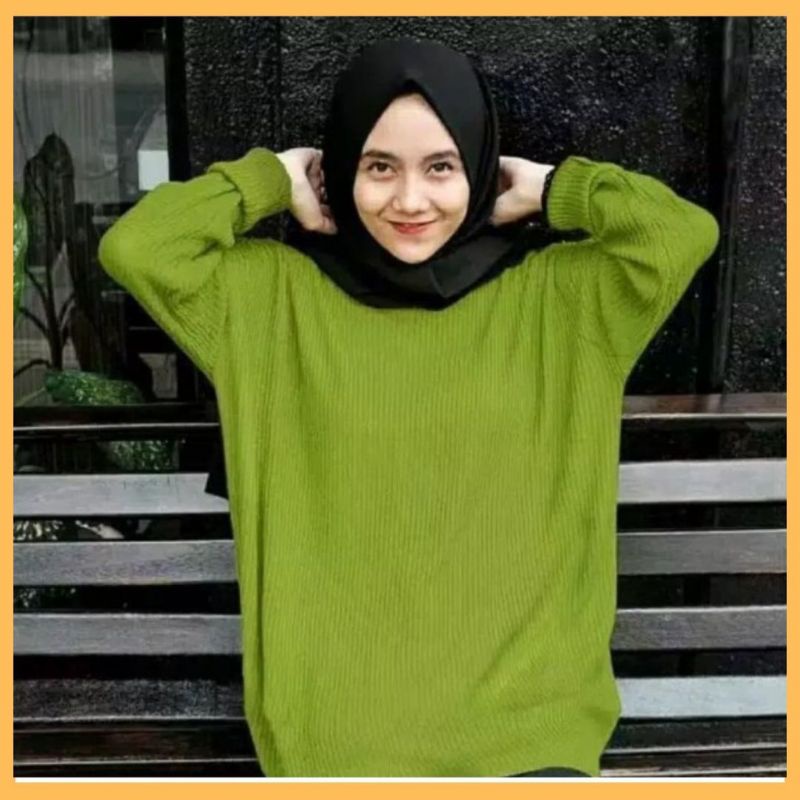 BOXY JUMBO PREMIUM / SWEATER RAJUT OVERSIZE / ATASAN SWEATER WANITA / RAJUT JUMBO WANITA / SWEATER RAJUT