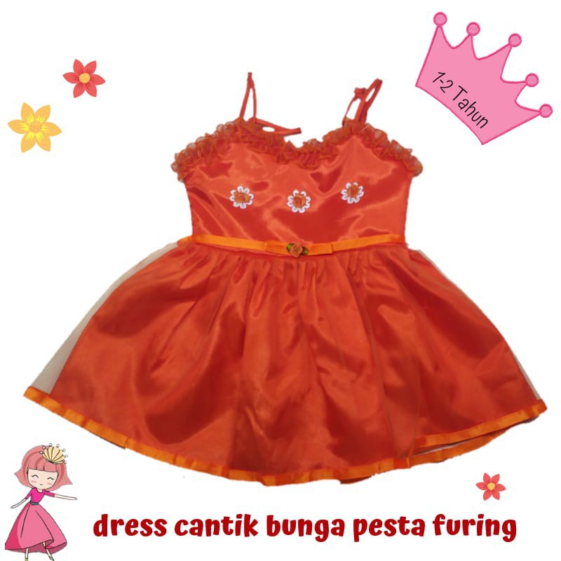 DRESS ANAK PEREMPUAN CANTIK FURING -ALEXAGROSIR