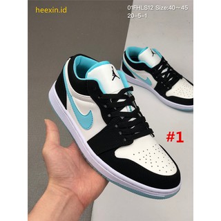  Sepatu  Basket  Model Nike Air Jordan 1 Casual Warna  Hitam 