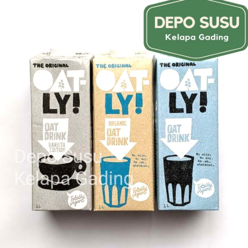 Oatly Oat Drink Milk 1 liter | Susu Gandum Barista The Original