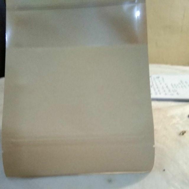 Standing Pouch Klip Kraft Window/plastik Berdiri Jendela 20x29cm Isi 10lbr