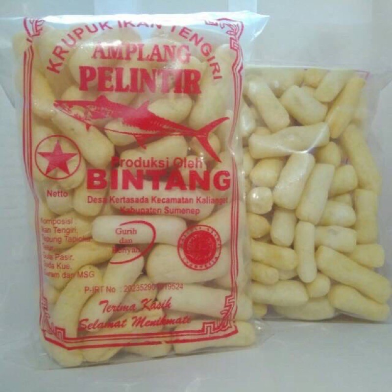 Amplang bintang / Amplang sumenep / Amplang / Krupuk Tengiri / Kuku macan / Krupuk ikan / Krupuk