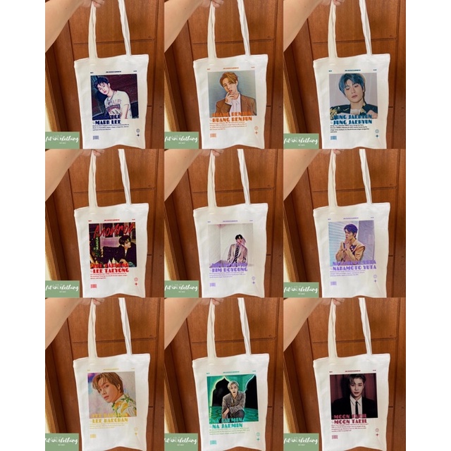 Fitin.id-Tote Bag Wanita Canvas dan Rajut Pria NCT-Tote Bag NCT-NEO CULTURE TECHNOLOGY VOL 21