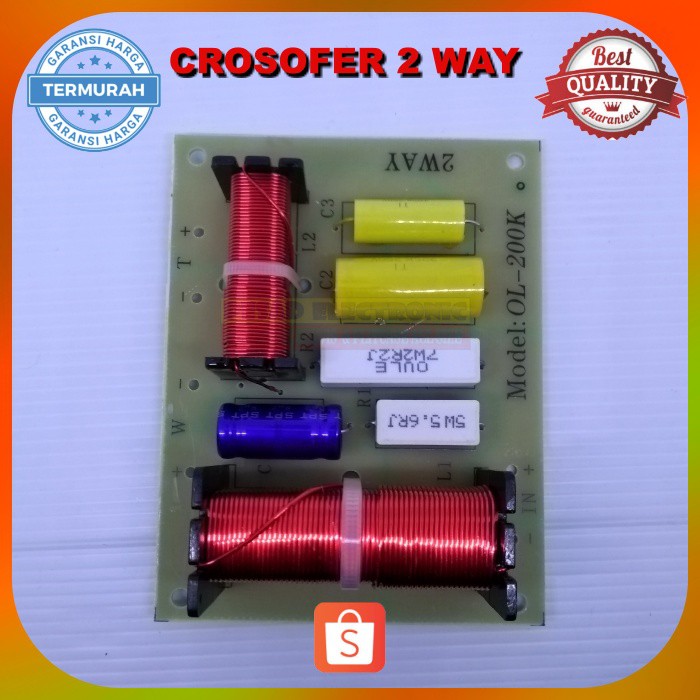 Crosover pasif 2 way . Krosofer pasif . Crosover pasif 2 way