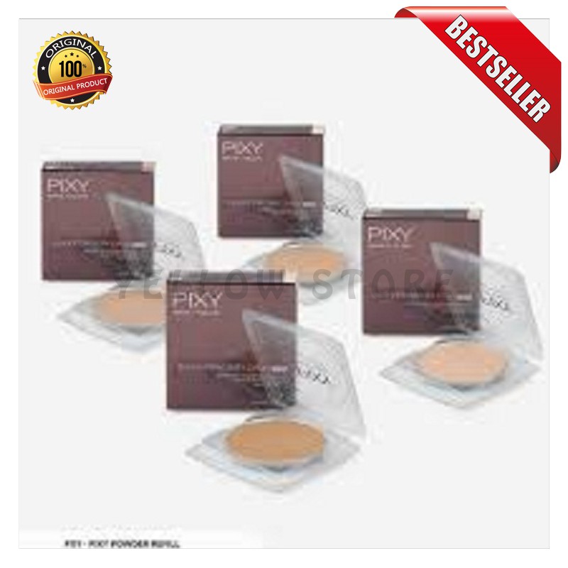 PIXY SILKY POWDERY CAKE REFFIL 201 NEUTRAL BEIGE 10GR - BEDAK PIXY 201 [YELLOW STORE]