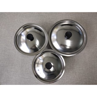 1 Set Baskom  Mangkok Dapur  isi 3 Stainless Steel Tutup 